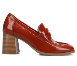 Journee Collection Loafers & Oxfords>Women's Malleah Block Heel Loafers