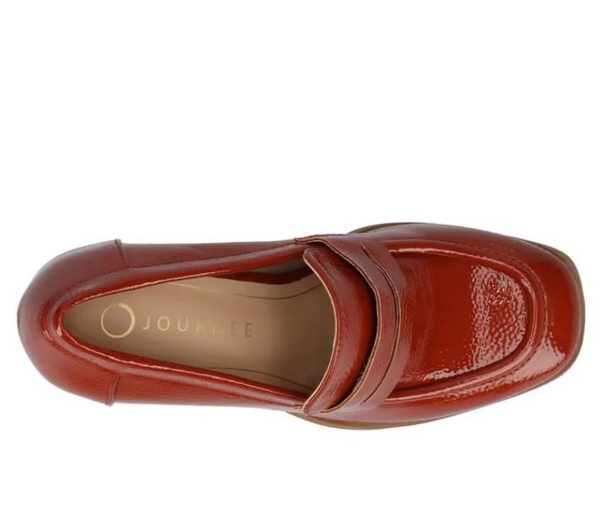 Journee Collection Loafers & Oxfords>Women's Malleah Block Heel Loafers