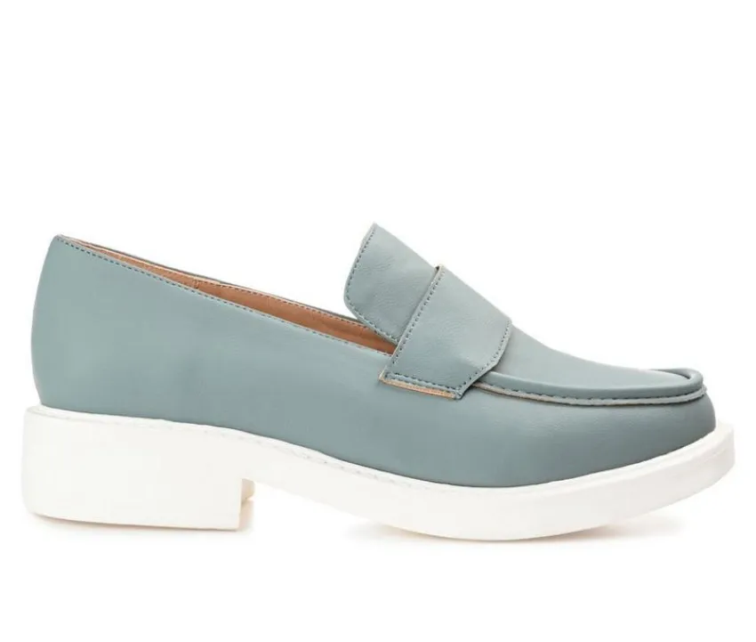 Journee Collection Loafers & Oxfords>Women's Saydee Block Heel Loafers