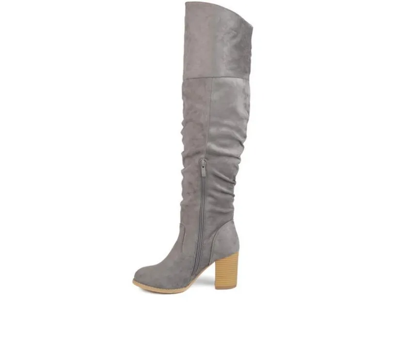 Journee Collection Wide Calf|Dress>Women's Kaison Wide Calf Over-The-Knee Boots