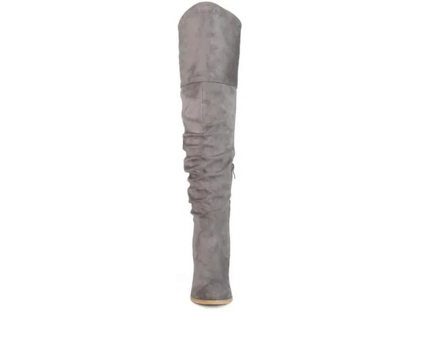 Journee Collection Wide Calf|Dress>Women's Kaison Wide Calf Over-The-Knee Boots