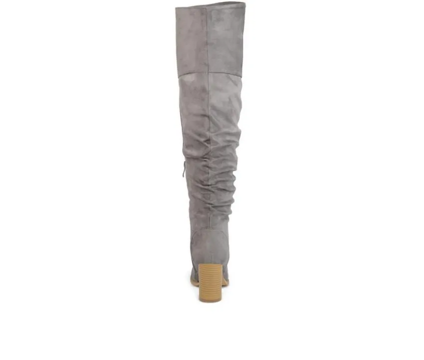 Journee Collection Wide Calf|Dress>Women's Kaison Wide Calf Over-The-Knee Boots