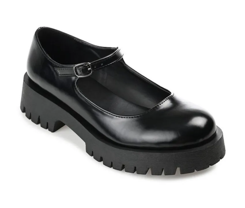 Women's Kamie Chunky Mary Janes|Journee Collection Hot