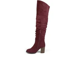 Women's Kaison Wide Calf Over-The-Knee Boots|Journee Collection Outlet