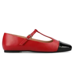 Women's Theah Mary Jane Flats|Journee Collection Hot