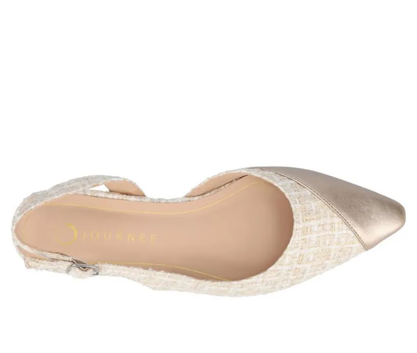 Journee Collection Flats>Women's Daphnne Slingback Flats