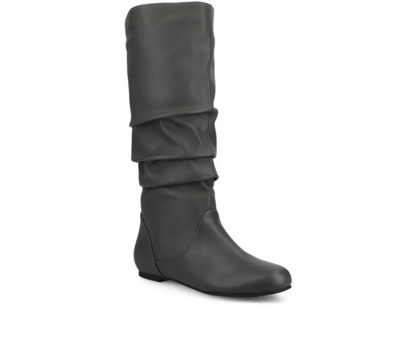 Women's Jayne Wide Width Knee High Boots|Journee Collection Clearance