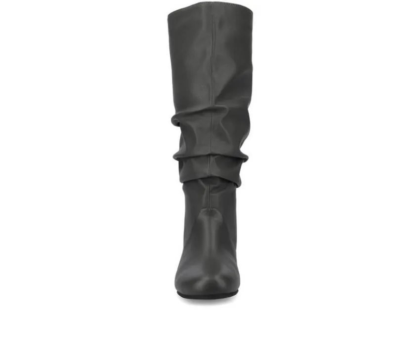 Women's Jayne Wide Width Knee High Boots|Journee Collection Clearance