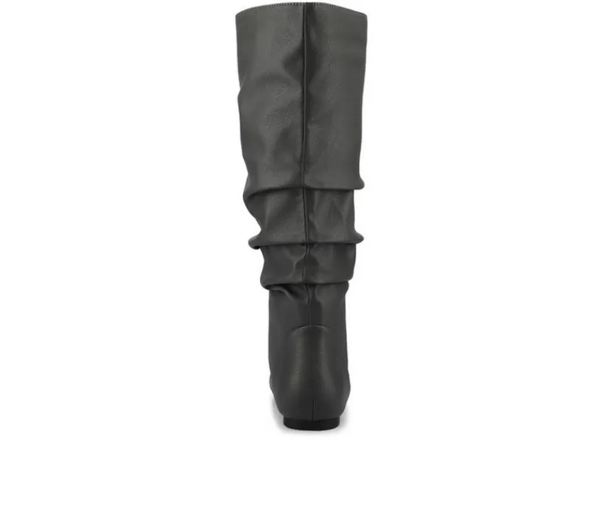 Women's Jayne Wide Width Knee High Boots|Journee Collection Clearance