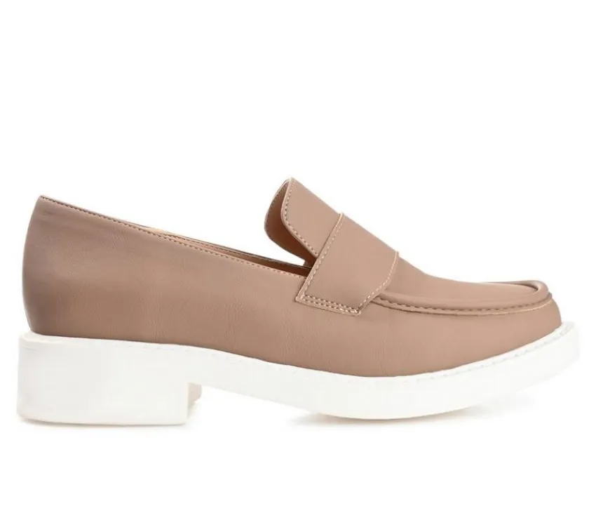 Journee Collection Loafers & Oxfords>Women's Saydee Block Heel Loafers