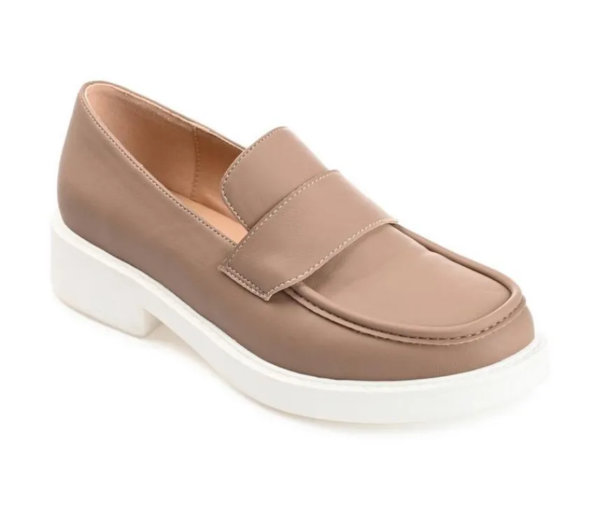 Journee Collection Loafers & Oxfords>Women's Saydee Block Heel Loafers