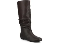 Women's Jayne Extra Wide Calf Knee High Boots|Journee Collection Outlet