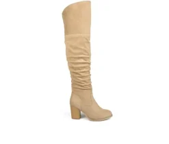 Journee Collection Wide Calf>Women's Kaison Extra Wide Calf Over-The-Knee Boots