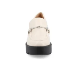 Women's Keeziah Chunky Heeled Loafers|Journee Collection Clearance