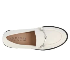 Women's Keeziah Chunky Heeled Loafers|Journee Collection Clearance