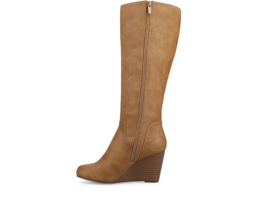 Journee Collection Wide Calf|Tall>Women's Langly Wide Calf Knee High Boots