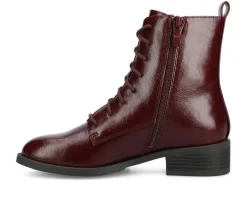 Women's Vienna Lace-Up Boots|Journee Collection Outlet