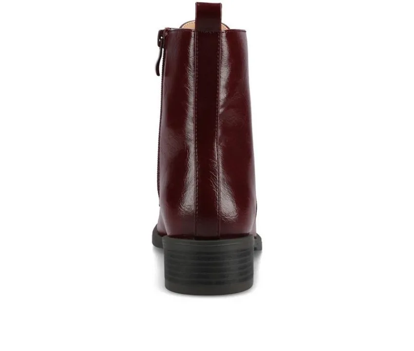 Women's Vienna Lace-Up Boots|Journee Collection Outlet