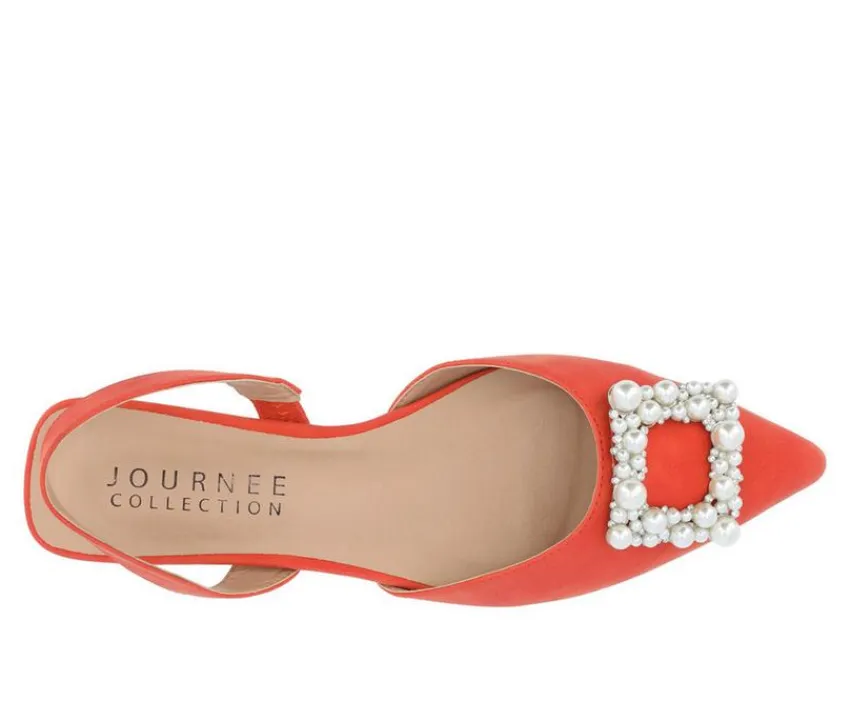 Journee Collection Clogs & Mules>Women's Hannae Slingback Mules