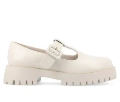 Journee Collection Loafers & Oxfords>Women's Suvi Chunky T-Strap Mary Janes