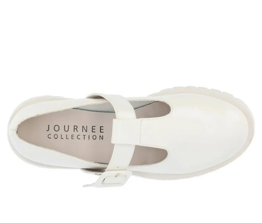 Journee Collection Loafers & Oxfords>Women's Suvi Chunky T-Strap Mary Janes