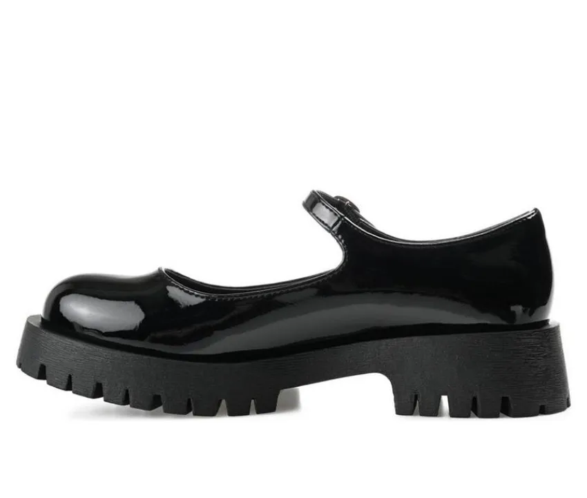 Journee Collection Loafers & Oxfords>Women's Kamie Chunky Mary Janes