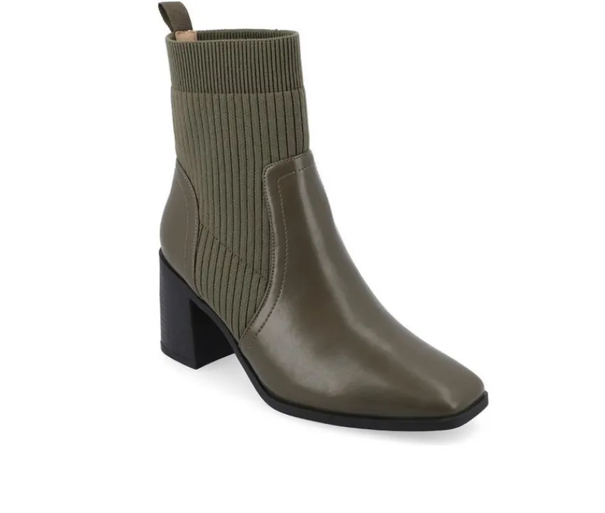 Women's Harlowe Block Heel Booties|Journee Collection