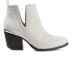 Journee Collection Cowboy & Western>Women's Issla Side Slit Booties