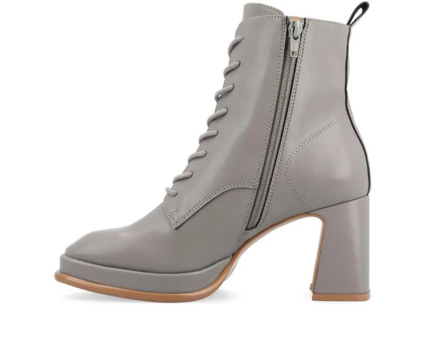 Women's Kalindi Lace Up Heeled Booties|Journee Collection Hot