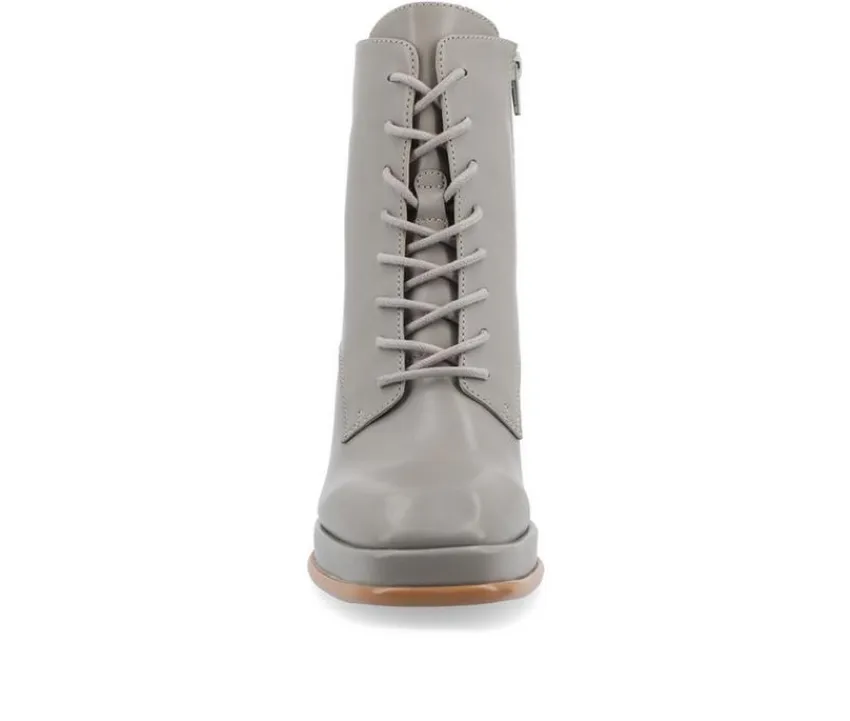 Women's Kalindi Lace Up Heeled Booties|Journee Collection Hot