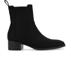 Journee Collection Dress>Women's Wrenley Block Heel Booties