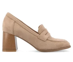 Journee Collection Loafers & Oxfords>Women's Malleah Block Heel Loafers