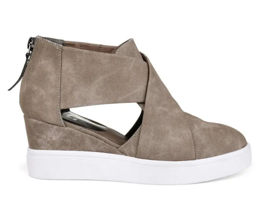 Journee Collection Platform>Women's Seena Wedge Sneakers
