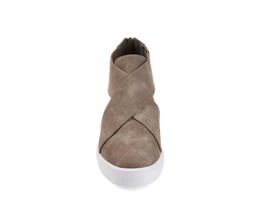 Journee Collection Platform>Women's Seena Wedge Sneakers