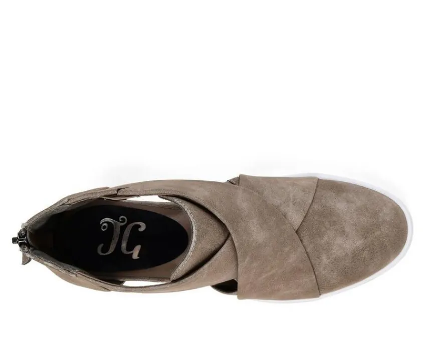 Journee Collection Platform>Women's Seena Wedge Sneakers