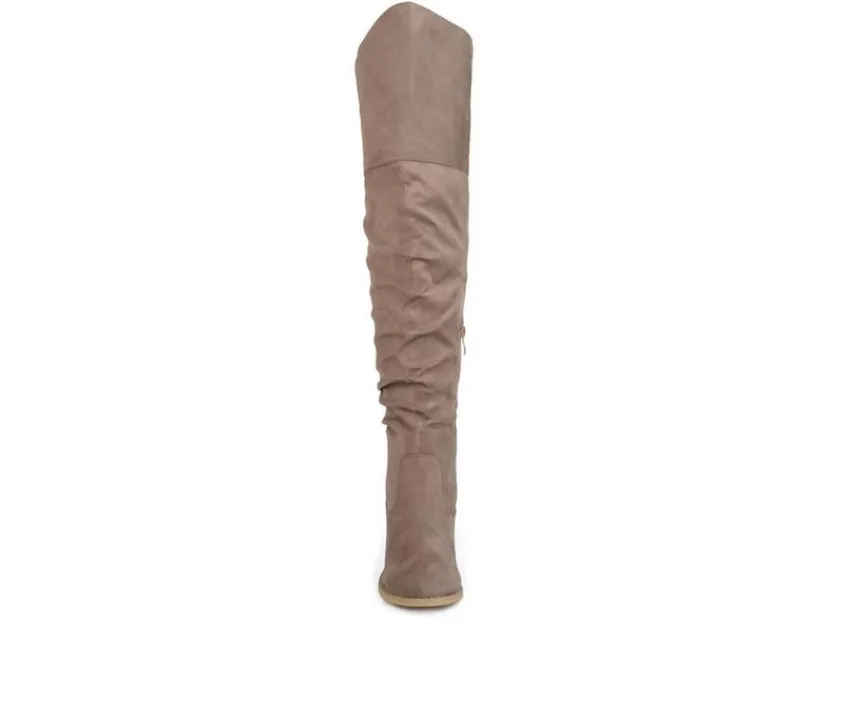 Journee Collection Wide Calf|Dress>Women's Kaison Wide Calf Over-The-Knee Boots