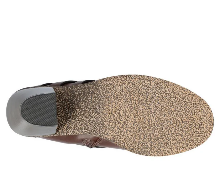 Women's Strap Wide Width Booties|Journee Collection Best
