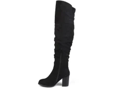 Women's Kaison Over-The-Knee Boots|Journee Collection Sale
