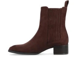 Women's Wrenley Block Heel Booties|Journee Collection Discount