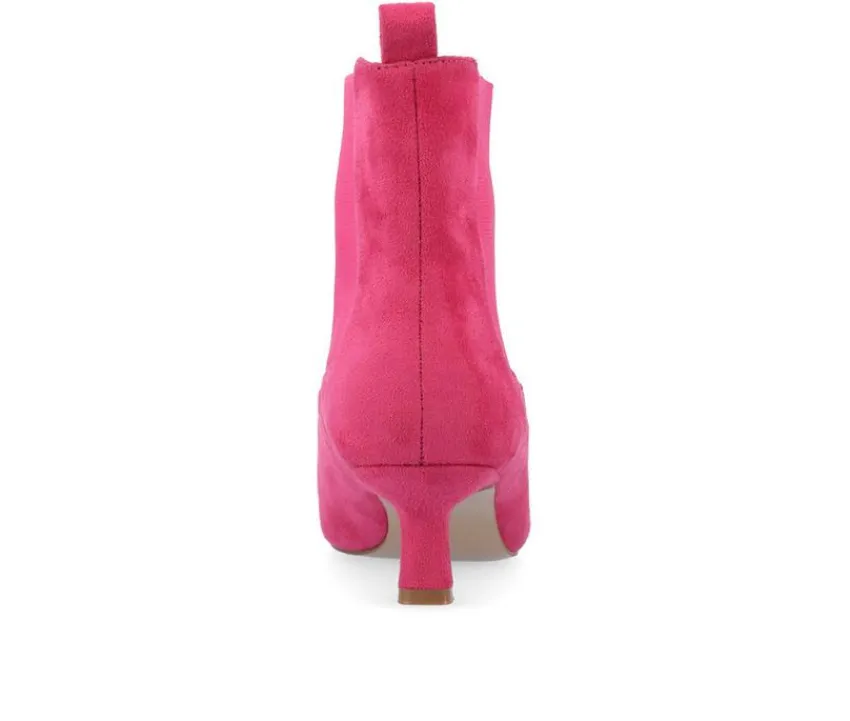 Women's Tenlee Heeled Booties|Journee Collection Clearance