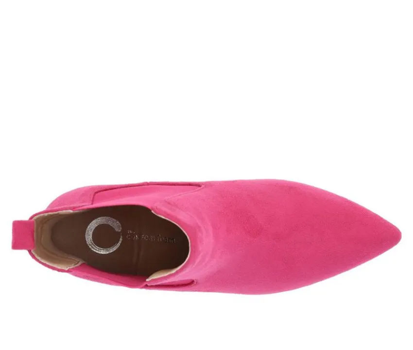 Women's Tenlee Heeled Booties|Journee Collection Clearance