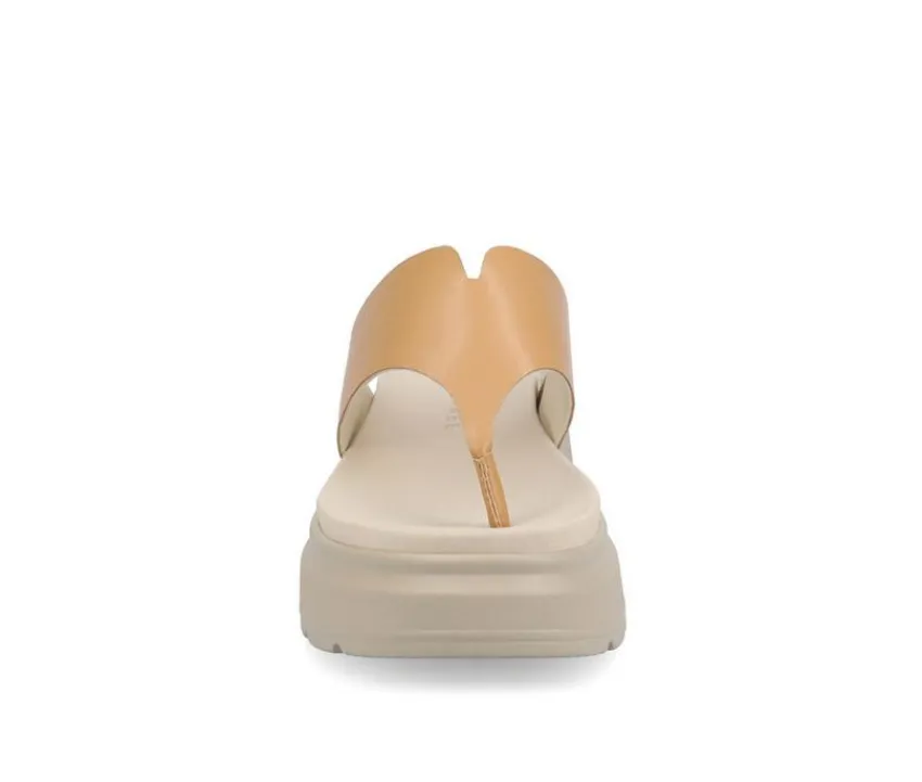 Journee Collection Sandals>Women's Carah Platform Flip-Flops