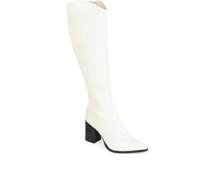 Journee Signature Tall|Dress>Women's Laila Knee High Heeled Boots