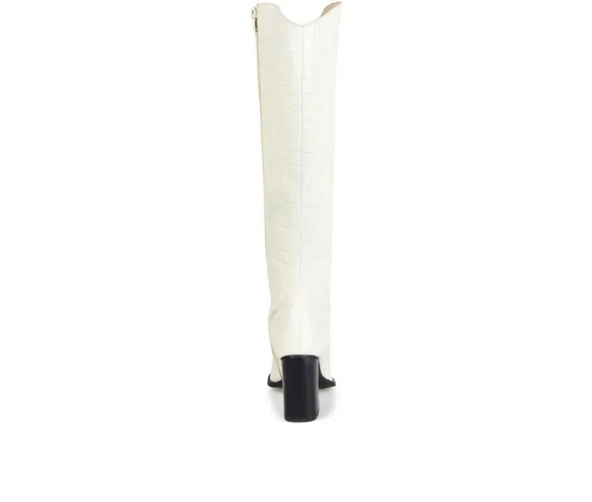 Journee Signature Tall|Dress>Women's Laila Knee High Heeled Boots