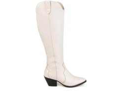 Journee Signature Wide Calf|Tall>Women's Pryse-WC Western Boots