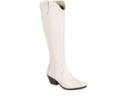 Journee Signature Wide Calf|Tall>Women's Pryse-WC Western Boots