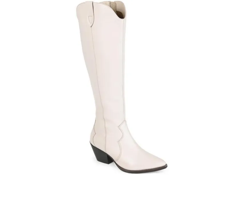 Journee Signature Wide Calf|Tall>Women's Pryse-WC Western Boots