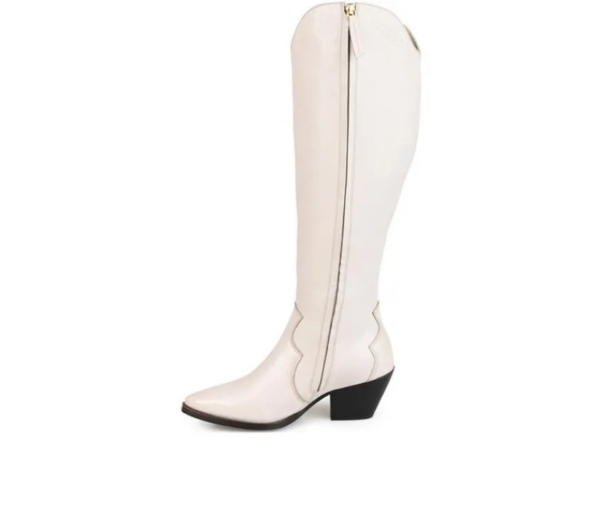 Journee Signature Wide Calf|Tall>Women's Pryse-WC Western Boots