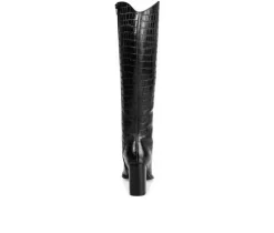 Women's Laila-XWC Knee High Heeled Boots|Journee Signature Online