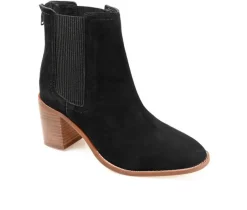 Journee Signature Dress|Chelsea>Women's Tazlyn Heeled Chelsea Booties